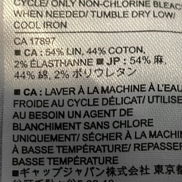 Banana Republic, HAYDEN Pinstriped Blue & White Summer Ankle Pant . - Picture 10 of 10